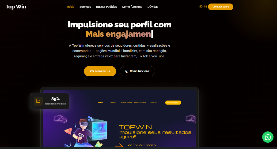 Tenha seu Próprio Site de Vender Seguidores — 100% Automático 🚀🔥